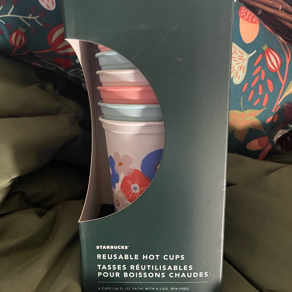 Brand New Starbucks reusable cups